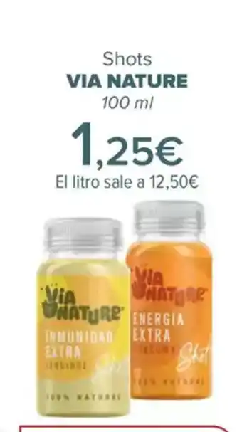 Carrefour VIA NATURE Shots oferta