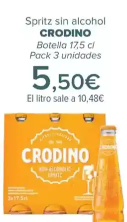 Carrefour Spritz sin alcohol oferta