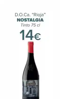 Carrefour NOSTALGIA D.O.Ca. Rioja oferta