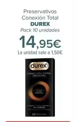 Carrefour DUREX Preservations Conexión Total oferta