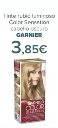 Carrefour GARNIER Tinte rubio luminoso Color Sensation cabello oscuro oferta