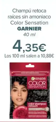 Carrefour GARNIER Champú retoca raíces sin amoniaco Color Sensation oferta