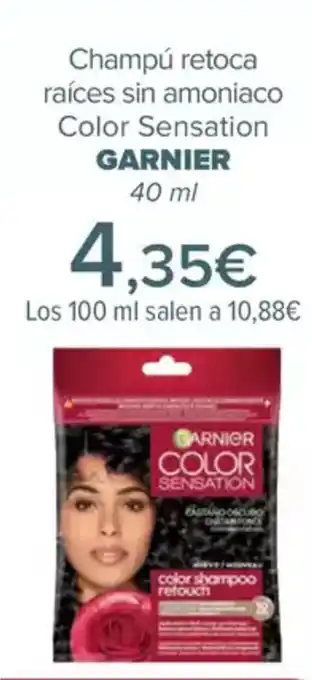 Carrefour GARNIER Champú retoca raíces sin amoniaco Color Sensation oferta