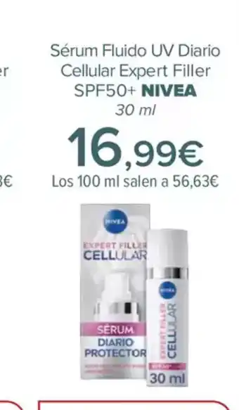 Carrefour NIVEA Sérum iluminador Vitamina C Cellular Expert Filler oferta