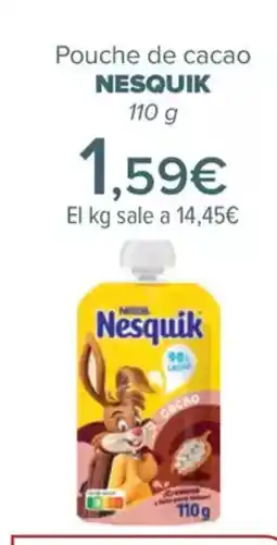 Carrefour NESQUIK Pouche de cacao oferta