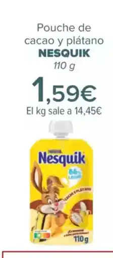 Carrefour NESQUIK Pouche de cacao y plátano oferta