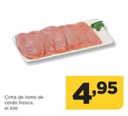Alimerka Cinta de lomo de cerdo fresca, el kilo oferta