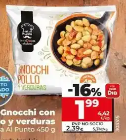 Dia Dia al punto - gnocchi con pollo y verduras 450 g oferta