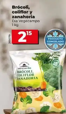 Dia Dia vegecampo - brócoli, coliflor y zanahoria 1 kg oferta