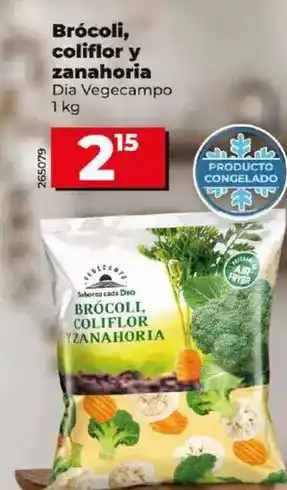 Dia Dia vegecampo - brócoli, coliflor y zanahoria 1 kg oferta