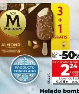 Dia Magnum - helado bombón con almendras oferta