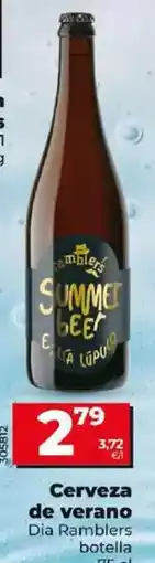 Dia Dia ramblers - cerveza de verano oferta