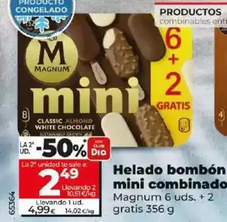 Dia Magnum - helado bombón mini combinado oferta
