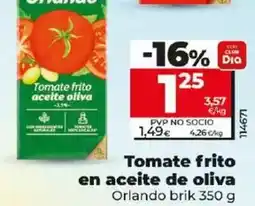 Dia Orlando - tomate frito en aceite de oliva brik 350 g oferta