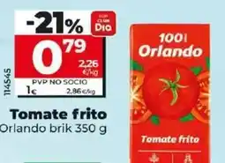 Dia Orlando - tomate frito brik 350 g oferta