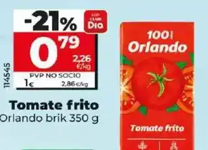 Dia Orlando - tomate frito brik 350 g oferta