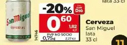Dia San miguel - cerveza lata 33 cl oferta