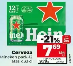 Dia Heineken - cerveza lata 33 cl oferta
