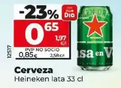 Dia Heineken - cerveza lata 33 cl oferta
