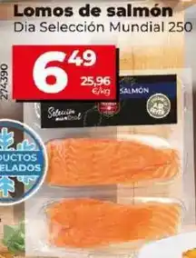 Dia Dia seleccion mundial - lomos de salmón250 g oferta