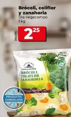 Dia Dia vegecampo - brócoli, coliflor y zanahoria 1 kg oferta