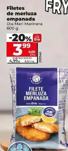 Dia Dia mari marinera - filetes de merluza empanada dia mari marinera 600 g oferta