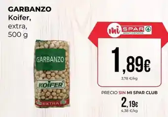 SPAR Gran Canaria Koifer - garbanzo oferta