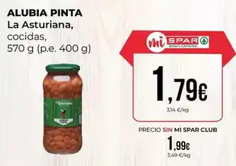 SPAR Gran Canaria La asturiana - alubia pinta oferta