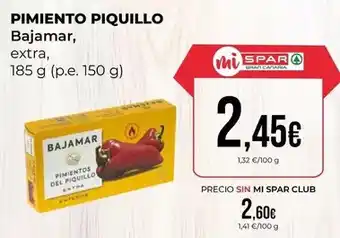 SPAR Gran Canaria Bajamar - pimiento piquillo oferta