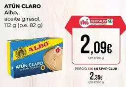SPAR Gran Canaria Albo - atun claro oferta