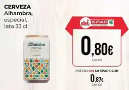 SPAR Gran Canaria Alhambra - cerveza oferta