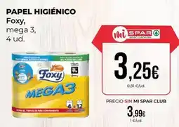 SPAR Gran Canaria Foxy - papel higienico oferta