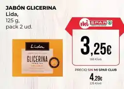 SPAR Gran Canaria Lida - jabón glicerina oferta