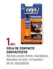 Fes Més Ceys - cola de contacte contactceys oferta