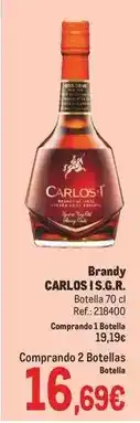 Makro Carlos - brandy oferta