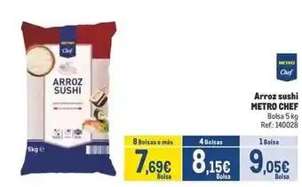 Makro Chef - arroz sushi oferta