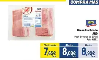 Makro Mas - bacon loncheado oferta