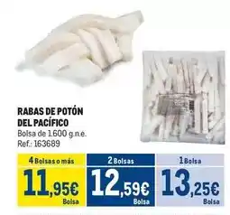 Makro Rabas de poton del pacifico oferta