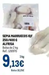 Makro Alfrisa - sepia marruecos iqf 250/400 g oferta