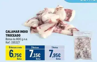 Makro Calamar indio troceado oferta