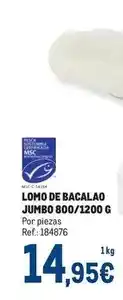 Makro Jumbo - lomo de bacalao oferta