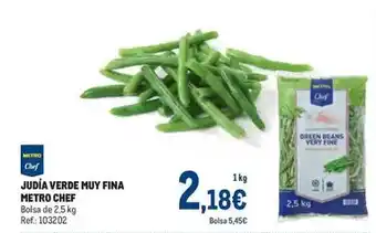 Makro Chef - judia verde muy fina oferta