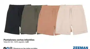 Zeeman Pantalones cortos infantiles oferta