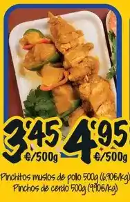 Cash Fresh Pinchitos muslos de pollo oferta