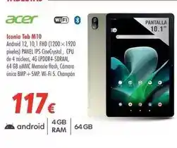Zbitt Acer - iconia tab m10 oferta