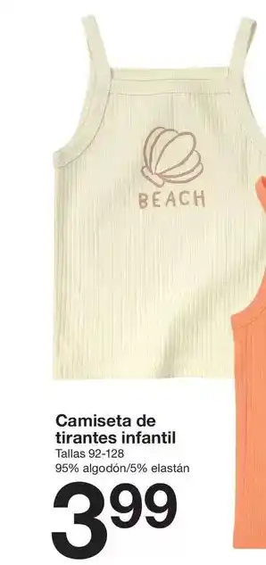 Zeeman Camiseta de tirantes infantil oferta