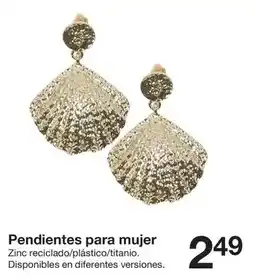 Zeeman Pendientes para mujer oferta