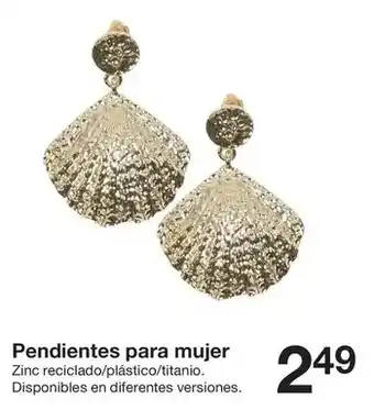 Zeeman Pendientes para mujer oferta