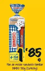 Cash Fresh Bimbo - pan de molde sandwich familiar oferta