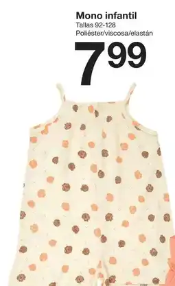 Zeeman Mono infantil oferta